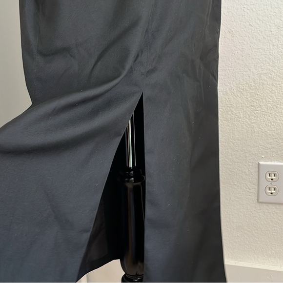 Like-new ROKH Black Flap Midi Skirt - Picture 12 of 12